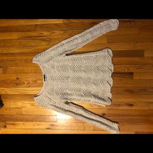 AMERICAN EAGLE crochet sweater